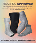 Unisex gray S/M Wrist Support Sleeve for Pain Relief and Recovery, anti-inflammatory therapy brace for tendonitis and arthritis.
