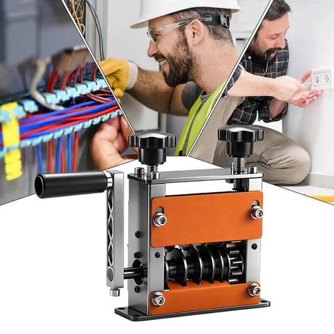 Heavy Duty Aluminum Wire Stripper Machine With Six Adjustable Holes For Stripping Copper And Aluminum Cables efficient design and clamp base