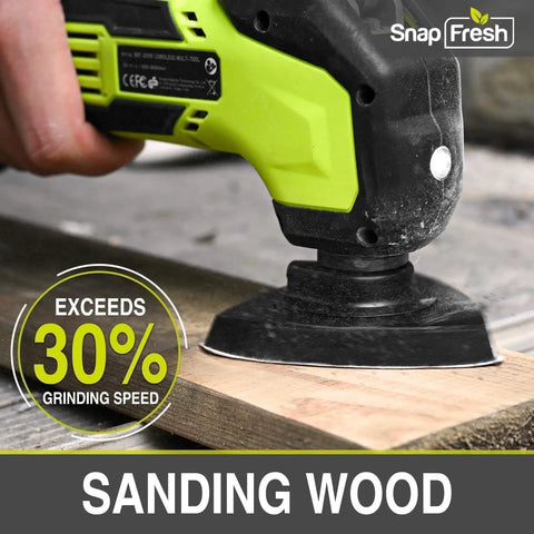 Cordless Oscillating Multi Tool Kit 20V With 6 Speeds Quick Lock Attachments 24 Accessories Battery And Fast Charger Included Ideal For Cutting Sanding Scraping 3.2 Degree Oscillation For Faster DIY Jobs