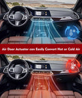 HVAC Blend Door Actuator Set Of Two Straight Up Replacement For 01 To 14 Chrysler Aspen Sebring Dodge Durango Ram 1500 Heater Climate Control A C System Dead Nuts Reliable air door actuator for climate control in vehicle dashboard.