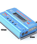 B6 Mini Multi Functional Balance Charger Discharger For LiPo LiIon Life NiCd NiMH Pb RC Batteries with dimensions 132mm x 85mm x 26mm