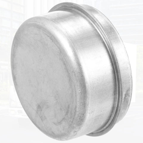 Side view of Beefy Four Pack 2.72 Inch Trailer Axle Dust Cap Cup Grease Cover, zinc-plated for Dexter EZ Lube 7000-8000 lb axles