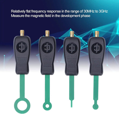 Near Field Probe Kit For EMI EMC Testing Four Pro Grade Magnetic Field Probes 30MHz To 3GHz Range