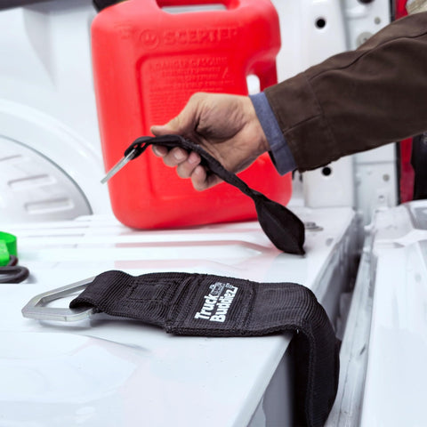 Two Pack Truck Bed Anchor Kit For Tailgate, Instantly Secure Your Ratchet Straps And Cargo With Rugged Polyester Webbing