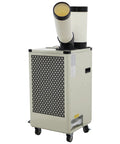 Built Tough 9180 BTU Industrial Spot Cooler And Portable Air Conditioner With High Airflow, single outlet design for outdoor use.