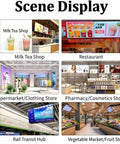 Various retail scene displays showcasing Next Level Digital Signage Media Player Lcd Monitor Crushing It With Hdmi Usb And Wifi Plug And Play.