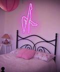 Pink Neon Leg Light Sign USB Powered For Bedroom Decor Bar Man Cave Hotel Dorm Room Wall Decor LED Neon Sign Easy Plug In Perfect
