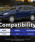 Blue Honda CR-V 2007-2011 compatibility chart for suspension upgrade kit