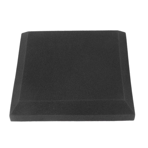 Premium Soundproof Foam Panels for Studio Acoustic Treatment and Noise Reduction Wall Tiles to Banish Echoes and Dial in Crystal Clear Audio in Home Theater or Office Spaces with 30X30Cm Coverage, black foam panel