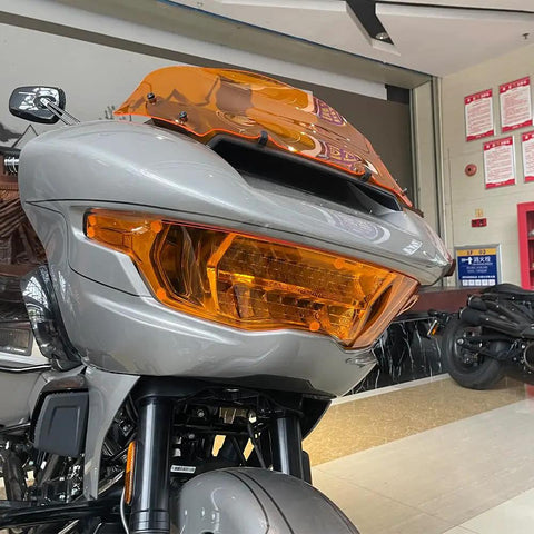 Harley Headlight Lens Cover Front Protector Waterproof Anti Scratch Lens Guard for Harley Davidson CVO Road Glide FLTRXSE 2023 2024