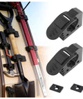 Adjustable Roof Rack Shovel Holder Kit - Quick Release Clamp For Off-Road Rigs And UTVs ATVs with tools attached