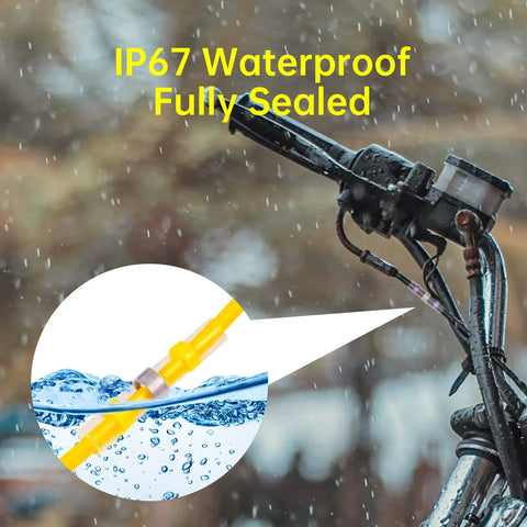 Waterproof IP67 400Pcs Solder Seal Wire Connectors Kit With Heat Shrink Butt Connectors Solderstick, outdoor water exposure