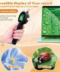 Awesome Pocket Sized Handheld Microscope For Kids With 500x Magnification And 2 Inch Ips Screen For Real Time 1080p Hd Viewing Super Cool Stem Educational Science Kit For Little Explorers Boys And Girls Ages 3 To 12, handheld with laptop display