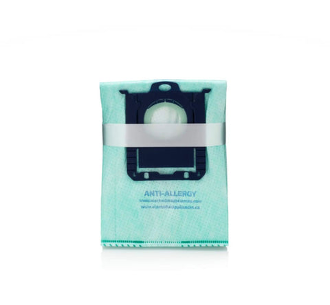 S-Bag Anti Allergy Synthetic Vacuum Bags 4 Pack Blue Compatible With Electrolux EL Series Canister Vacuums Eureka CV140