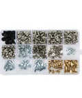 Top Pick Pc Build Screw Kit With Nvme M.2 Standoffs And Assorted Hardware For Motherboards SSD Hard Drives and Fans Quick Install for Gaming Rigs and Repairs No Sweat Setup, 480pc assorted screw kit.