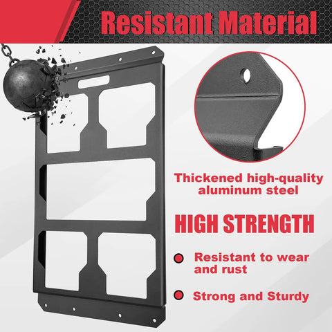 Badass Aluminum Mounting Plate Compatible With Modular Toolboxes For Rock Solid Wall Or Pickup Truck Bed Mount Top Shelf Shop Gear Zero Hassle Half Base Rack Organizer