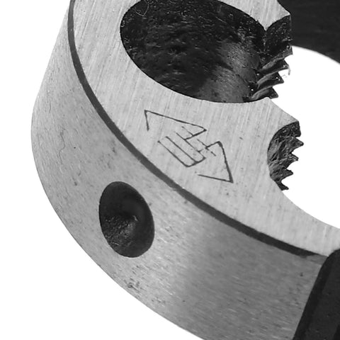Rock Solid Precision Thread Tap And Die Set With Straight Flute Design For Handheld Convenience And Metal Construction, Perfect For Rapid Thread Repair And DIY Maintenance Tasks That You Can Actually Feel In Your Hands., close-up of steel threaded tap with straight flutes