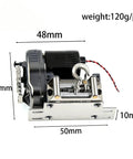 Get Your 10 RC Crawler Ready To Rock With High Strength Metal Remote Control Rescue Winch Upgrade, 120g, 48mm x 45mm x 50mm.