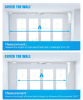 Smart Motorized Curtain Track System With Quiet High Torque Motor, Remote Control, Hands Free Voice Control, Obstacle Detection, Works With Alexa Google Home Tuya App For Home Bedroom 20 To 126 Inches measuring wall-to-wall track length
