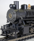 Front view of Two Six Two Steam Locomotive With Smoke Unit And Tender For HO Scale Boston And Maine Railroad Model