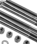 Direct OEM Replacement Rear Axle U Bolt Plate Spacer Kit For 1988 2000 Chevy GMC C1500 K1500 Tahoe detailed components