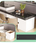 Four Pack 26 Inch Countertop Support Brackets Set With Hidden Island Mounts And Flat Wall Support In Modern Kitchen
