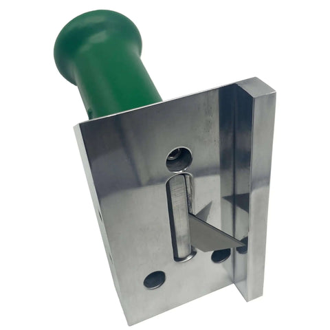 Pro Grade Pre Insulated Duct Panel Cutter Kit With Five Cutter Heads Featuring Straight, 45 Left, 45 Right, Side Shape, And V Shape