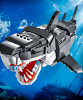 Beefy Mechanical Shark Build Kit With 1031 Pieces For Adults And Teens, Movable Gear System With Poseable Mouth And Fins, Body And Tail