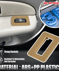 Rear Power Window Switch Trim Replacement For Escalade, Avalanche, Silverado, Tahoe, Sierra, Yukon Driver And Passenger Side Bezel Cap Cover 2000-2002 Beige