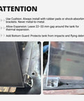 Instructions for installing 20 Gallon Aluminum Fuel Cell Tank With Level Sender And 6AN 12Ft CPE Fuel Line Kit for Racing Cars