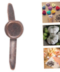 Fifty Piece Double Foot Spikes Metal Brads For Scrapbooking And DIY Crafts Durable Paper Fasteners For Card Making