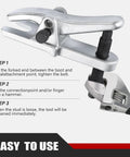 Universal Ball Joint Separator Tool Beefed Up For Cars Trucks And ATVs Heavy Duty Ball Joint Removal Kit with use instructions