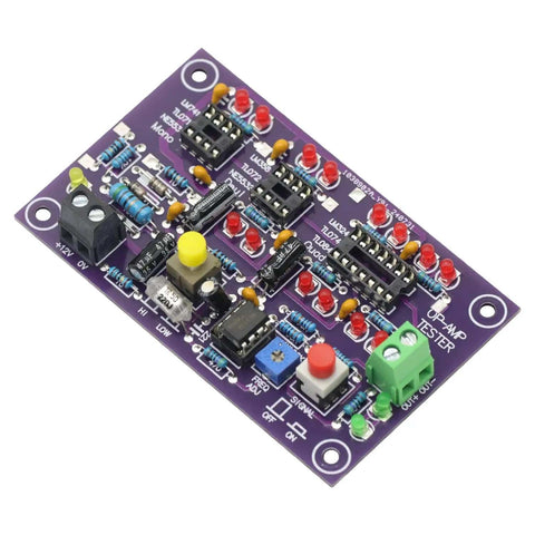 Amplifier Tester Module For Single Dual And Quad Operational Amplifiers High Speed And Low Speed Differentiation Board