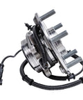 Side view of 2 Pack Rear Wheel Bearing Hubs Assembly for Dodge Grand Caravan 2012-2020 with ABS cable and 5-bolt pattern.