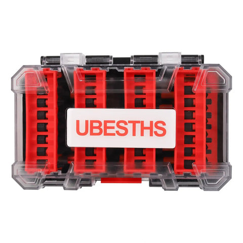 43 Piece Screwdriver Bits Set With Nut Drivers, Socket Adapters And Magnetic Bit Holders, pro grade industrial S2 alloy steel case