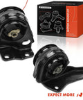 Front Left And Right Engine Mount Kit For Chevy S10 GMC Sonoma Isuzu Hombre 2.2L L4 Engines 1995 1996 1997 1998 1999 2000 2001 2002 2003 Fitment Replacement 8151495430 15967994 with product box and two mounts