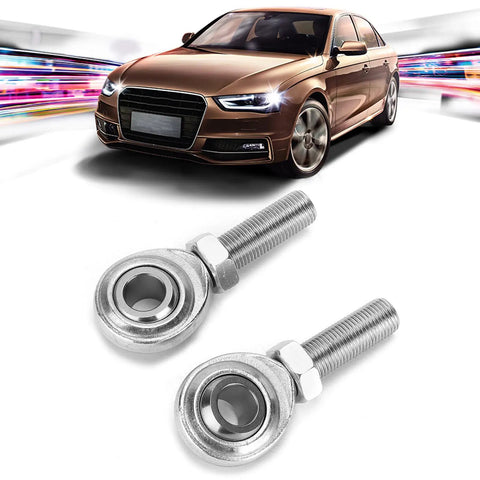 High Octane Stainless Steel Heim Joints Two Pack Universal Right Hand Tie Rod Ends Steering Linkage Hardware For Street Cruisers And Race Builds Built Tough, featuring shiny stainless steel components.