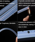 PTFE Teflon Tube for fluoropolymer tubing that goes heavy duty with high toughness and heat resistance demonstration