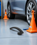 Plastic Tire Balancer Handle Replacement For Wheel Balancers Universal Pro Grade Hand Gauge And Measurement Wheel Easy To Use High Precision For Auto Repair Shops Fits Cars Trucks Motorcycles And More, black handle on shop floor