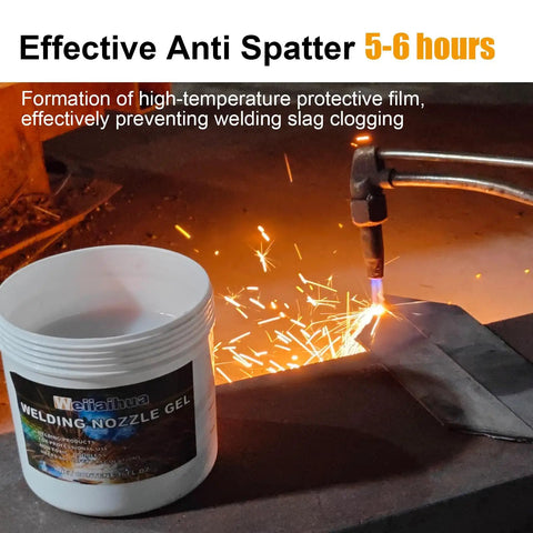 Anti Spatter Welding Nozzle Gel For MIG Torch 16 Oz Easy Dip Application Keeps Tips Clean By Forming Protective Film