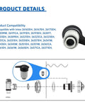 Diagram and image of Air Jet Valve And Cap Replacement For Above Ground Pool Inlet OEM Part 12363 12373 Easy Install No Fuss Fit