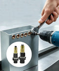 Heavy Duty Head Rivet Nut Tool Kit With Six Different Plier Sizes And Sixty Press-in Nuts For Fastening Auto Panels, Metal Brackets, And DIY Projects That Actually Hold Up And Look Clean used on metal sheet with drill