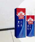 Leak Repair Cream tube with brush on white surface, suitable for bathroom, window, pipeline repairs.