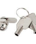 Cam Lock Cylinder 12mm For Cabinet Drawer Mailbox RV Compartment Door Keyed Alike With Two Keys Durable Aluminum Housing