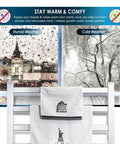 Two In One Multifunction Heated Towel Warmer And Fabric Dryer For Home And Bathroom with towels in humid and cold weather conditions.