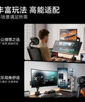 Dual Ultra Monitor Mount Big Time Upgrade For Your Home Office Adjustable Double Screen Holder with sleek design and smooth adjustment.