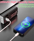 3000 Lumen Super Bright Bike Lights Front And Rear With 5200mAh Battery USB charging phone