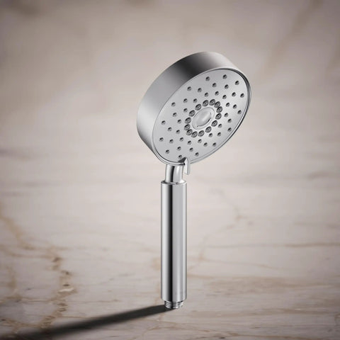 Purist Four Function Handshower With 1.75 GPM Flow Polished Chrome Full Coverage Pulsating Massage And Silk Spray Easy Clean Design