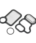 VTEC Solenoid Gasket Spool Valve Filter Screen O Ring Set For Honda CRV Accord Civic Element Fit And Acura RDX RSX TSX Black Pack Of 3 Ready To Install Replacement Parts