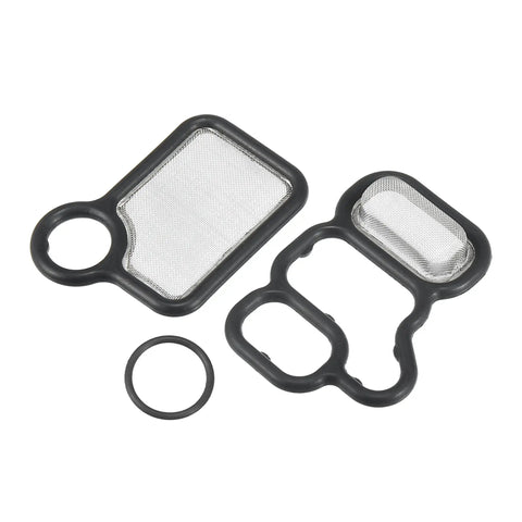VTEC Solenoid Gasket Spool Valve Filter Screen O Ring Set For Honda CRV Accord Civic Element Fit And Acura RDX RSX TSX Black Pack Of 3 Ready To Install Replacement Parts